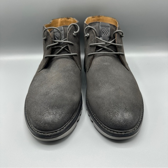 Johnston&Murphy Braydon Chukka Charcoal Waxed Suede Boots Mens Sz 11M Dark Gray main image 11